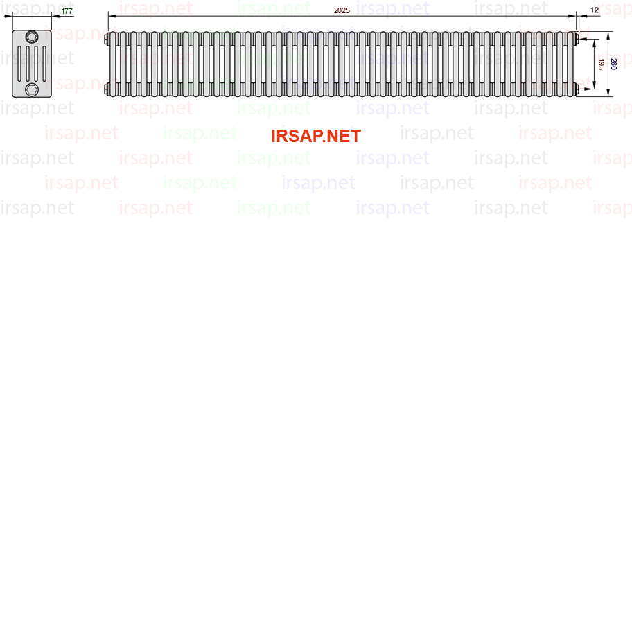 Радиатор IRSAP Tesi 50260/45 T02 CL 01